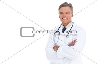 Smiling man doctor