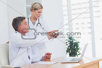 Medical team at the office