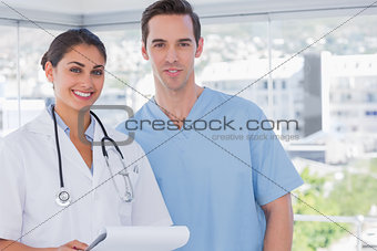 Medical staff standing together
