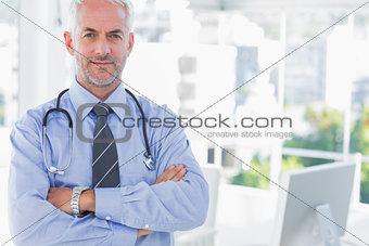 Doctor with arms crossed