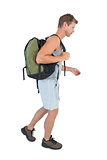 Man walking with sport bag