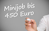 Hand writing minijob bis 450 euro