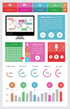 Ui, infographics and web elements