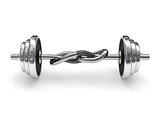 Knotted weight barbell (power concept)