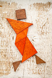 tangram dancer figure