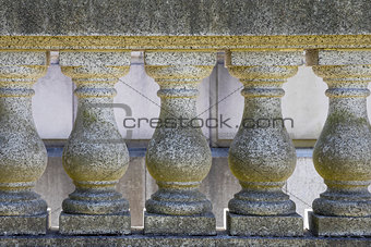 Marble Stone Balustrade Closeup