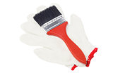 Paint Brush And Cotton Gloves