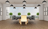 Contemporary meeting room