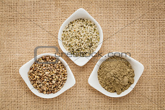 seeds, hearts and hemp protein