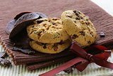 crunchy chocolate chip cookies -  delicious dessert