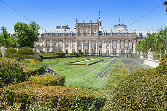Royal Palace of La Granja de San Ildefonso in Segovia, Spain
