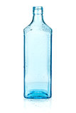 Blue empty bottle