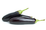 Three eggplants