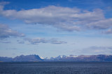 Mountains on norwegian coast