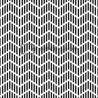 Seamless geometric zigzag pattern. Striped texture. 