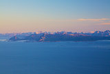 Mountain panorama on Lofoten