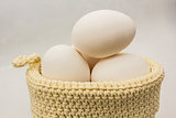 Egg in basket