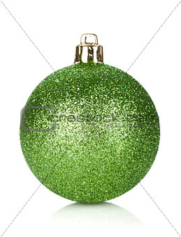 Christmas green bauble decoration
