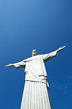 Corcovado Christ the Redeemer Blue Sky Vertical