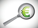 euro currency symbol under review