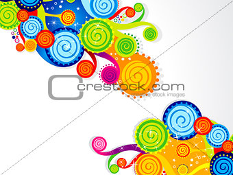 abstract magical wave backgronud