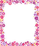 floral border frame background