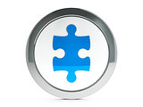 Puzzle piece icon with highlight