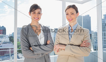 Confident businesswomen