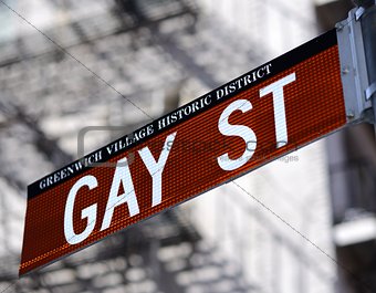 Gay St in New York Cityy