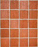 Square brick wall 