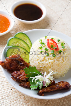 Singapore Hainan chicken rice