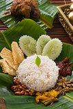 nasi lemak, traditional singapore food