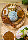 Nasi kerabu popular ramadan food in malaysia