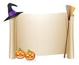 Halloween Scroll Background