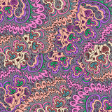 Abstract floral vector colorful ornate