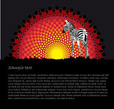 Australia Aboriginal art background