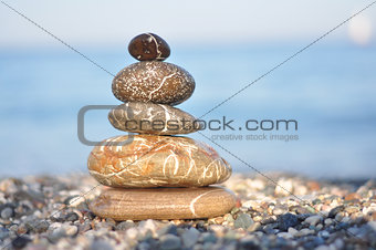Zen dark stones