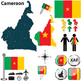 Map of Cameroon