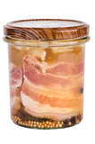 Canned jellied ham