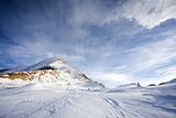 Ski slopes in Kaprun resort
