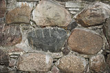 Old stone wall close-up