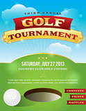 Golf Tournament Invitation Design