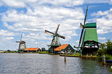Dutch windmills in Zaanse Schans