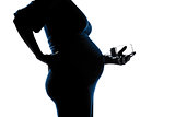 pregnant woman baby bottle