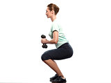 woman weight Training Worrkout Posture exercices