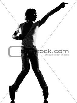 hip hop funk dancer dancing man