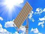Directional solar panels