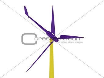 Lilac windmill 