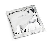 Aluminum Foil Bag Package on white