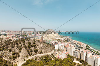 The City of Alicante in Southern Spain